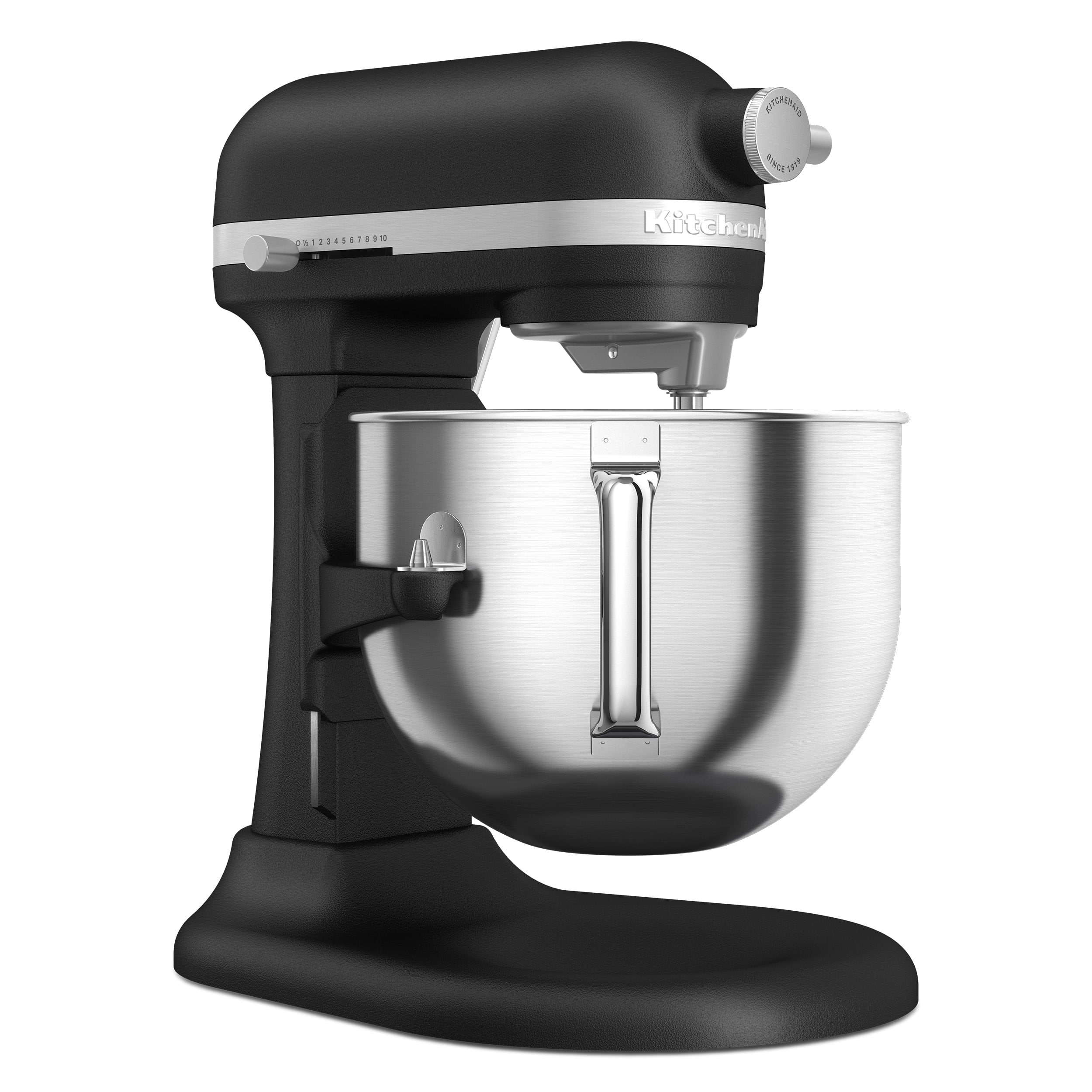 KitchenAid - 5.5 Quart Bowl-Lift Stand Mixer - Black Matte - Front_Zoom