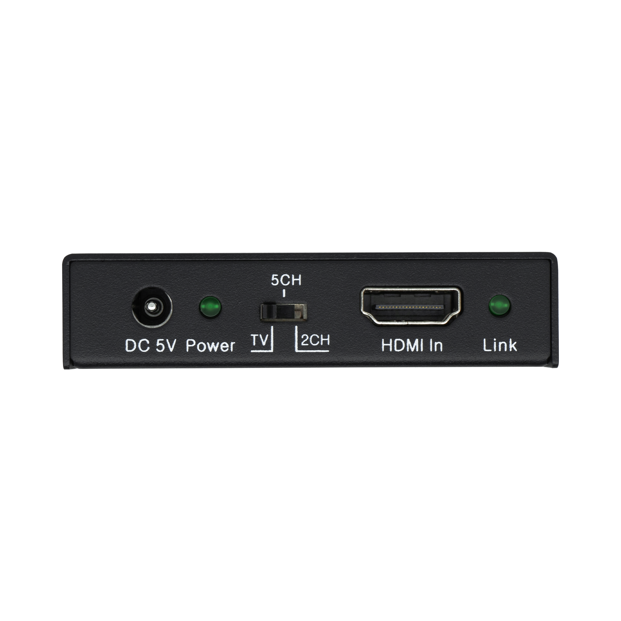 5CH, DC 5V Power, TV, 2CH, HDMI In, Link