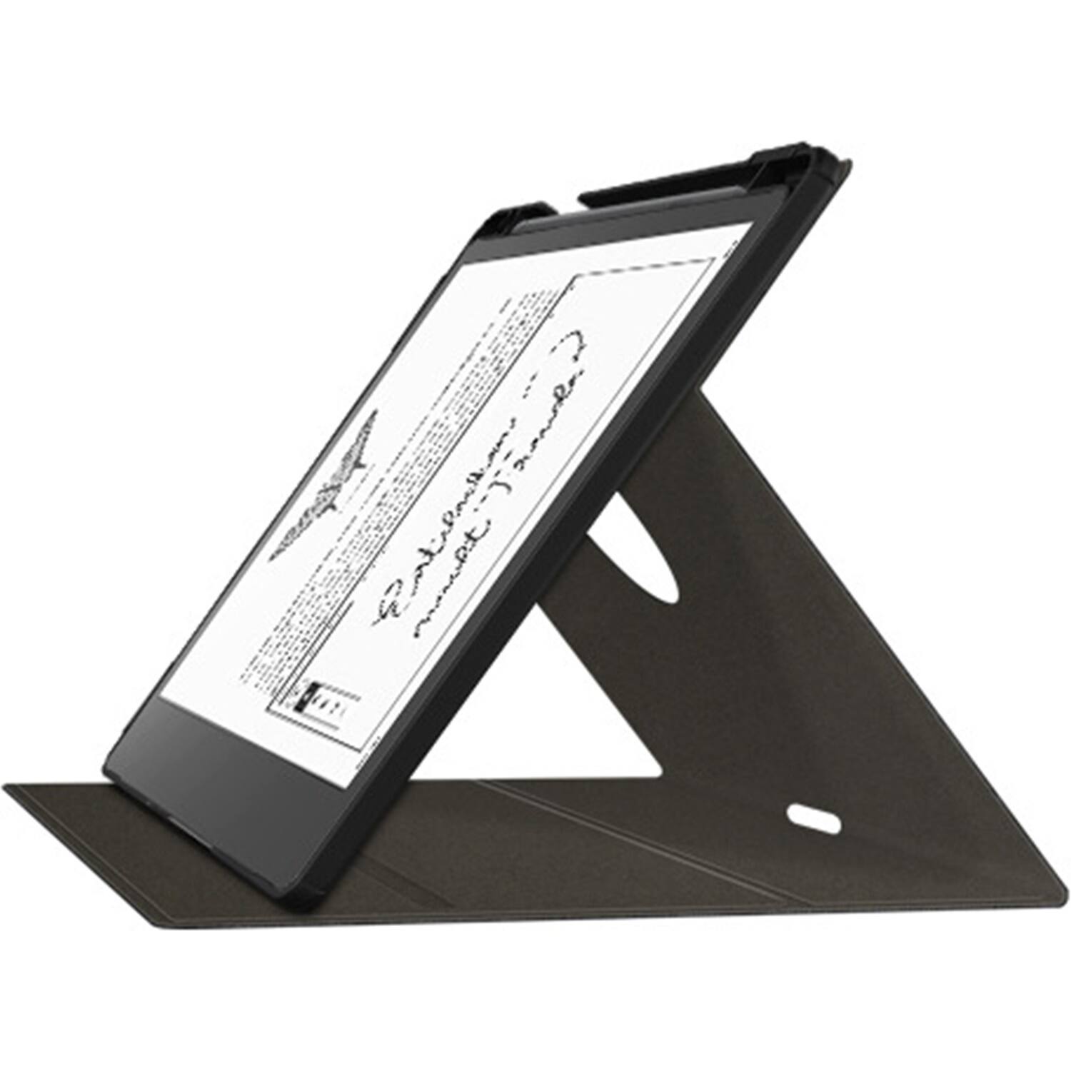 Alt View 13. SaharaCase - Leather Bi-Fold Folio Case for reMarkable 2 - Black.