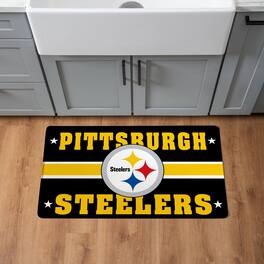 Evergreen Enterprises - Pittsburgh Steelers 18" x 30" Anti-Fatigue Comfort Indoor Mat - Multicolor