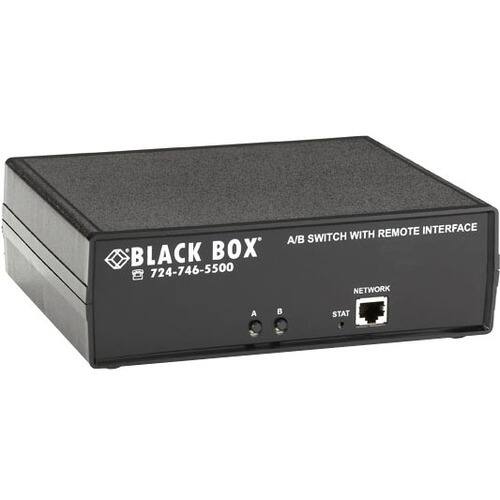 BLACK BOX
A/B SWITCH WITH REMOTE INTERFACE
724-746-5500
NETWORK
STAT