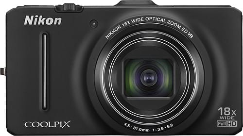 Best Buy: Nikon Coolpix S9300 16.0-Megapixel Digital Camera Black