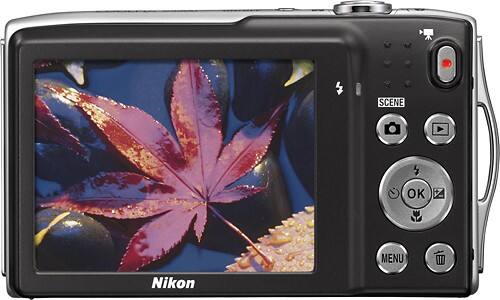 Nikon COOLPIX S3300 16 MP Digital Camera with 6x Zoom NIKKOR Glass Lens and  2.7-inch LCD (Silver) (Discontinued by Manufacturer)