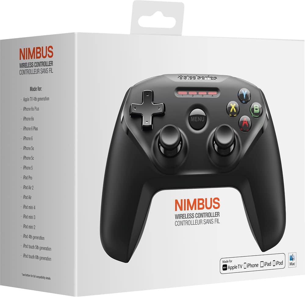 Alt View 12. SteelSeries - Nimbus Wireless Controller - Black.