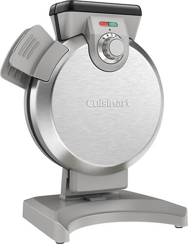 Cuisinart - Vertical Waffle Maker - Silver - Angle