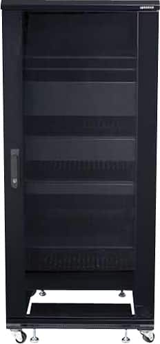 Sanus - Component 100 Series 27U A/V Rack - Black - Front_Zoom