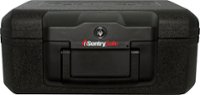 Front Zoom. SentrySafe - 0.2 Cu. Ft. Fire Chest - Black.
