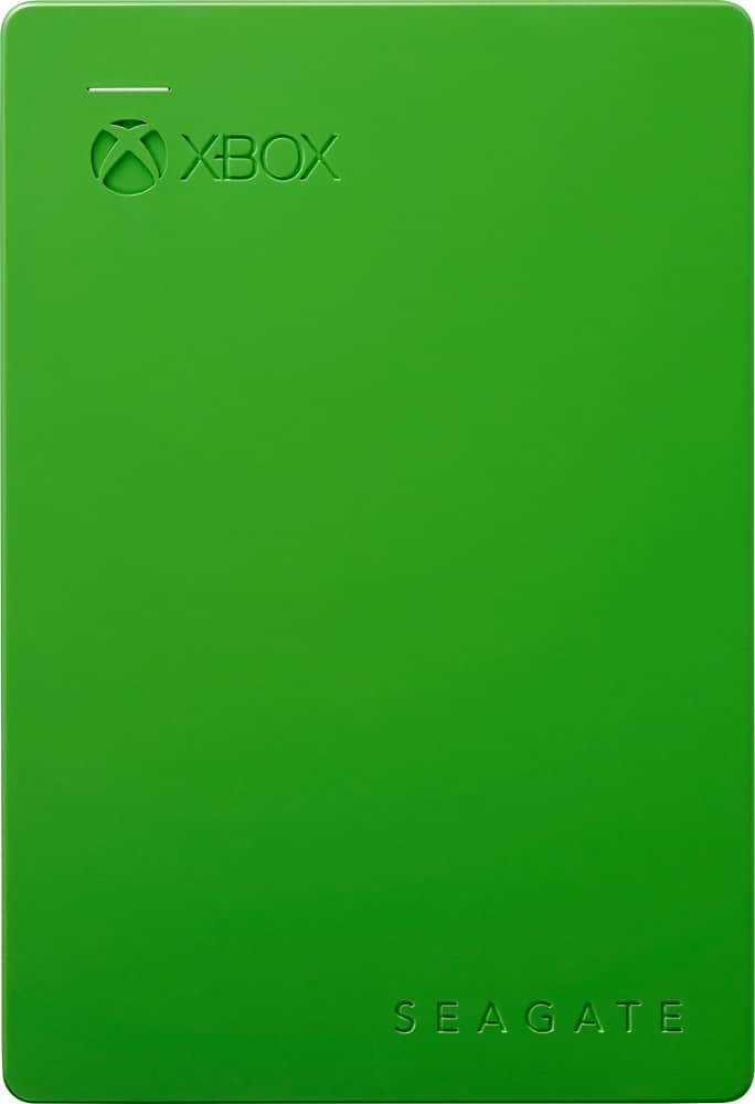 Front. Seagate - Seagate Game Drive for Xbox Officially Licensed 4TB External USB 3.0 Portable Hard Drive - Green.