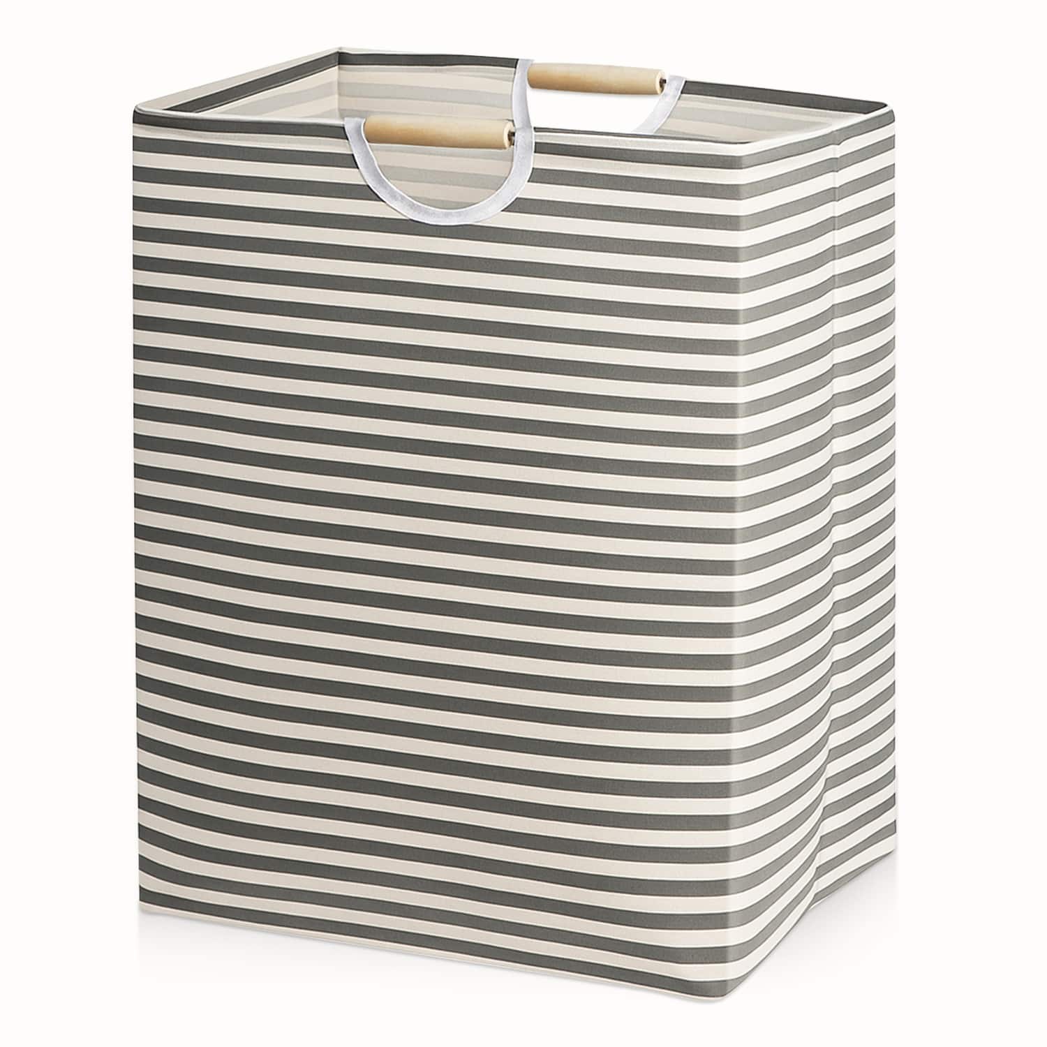 Garnen - 1 Pack Laundry Basket Collapsible Laundry Hamper Foldable Bag, Dirty Clothes Baskets Laundry Bin Organizer for Bathroom - Gray