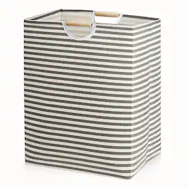 Garnen - 1 Pack Laundry Basket Collapsible Laundry Hamper Foldable Bag, Dirty Clothes Baskets Laundry Bin Organizer for Bathroom - Gray