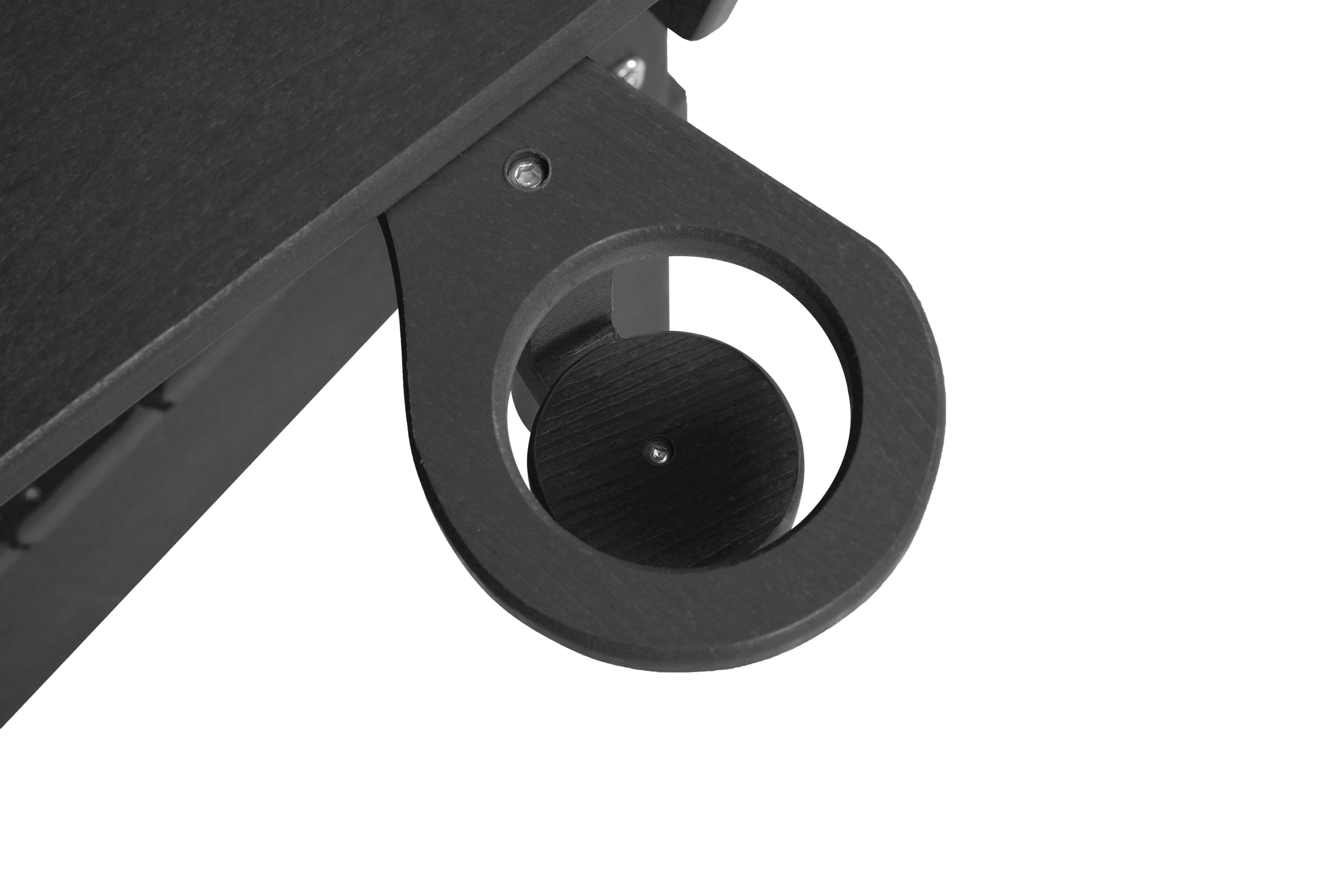 Back. GOODSILO - Folding Adirondack Chair with Side Table, 3-Piece Set (2 Chairs & 1 Table) - Gray.