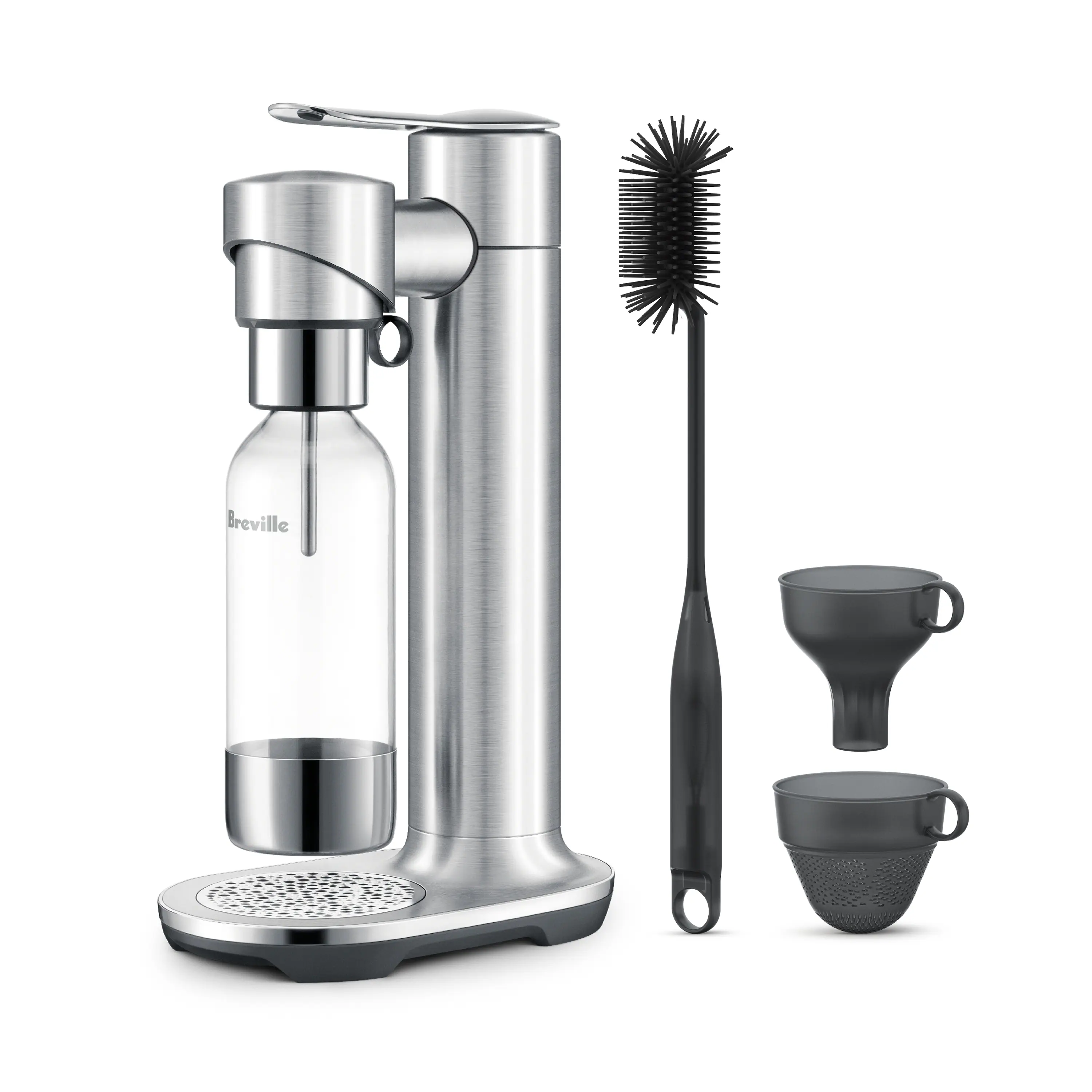 Alt View 11. Breville - the InFizz Fusion Bundle w/CO2 - Brushed Stainless.