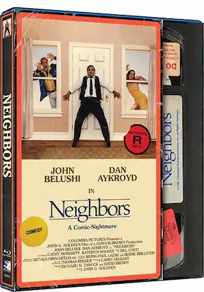 Front. Neighbors (Retro VHS Packaging) - BLU-RAY.