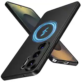 Ornarto - for Samsung Galaxy S26 Ultra Case with MagSafe - Ultra Slim Anti-Scratch Matte Hard PC Cover - Black