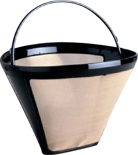 Angle. Capresso - Reusable Gold-Tone Filter - Gold.