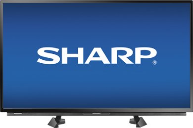 Sharp - 32" Class (31.5" Diag.) - LED - 1080p - HDTV - Black - Larger Front
