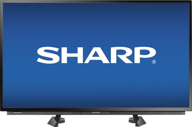 Sharp - 32" Class (31.5" Diag.) - LED - 1080p - HDTV - Black - Front Zoom