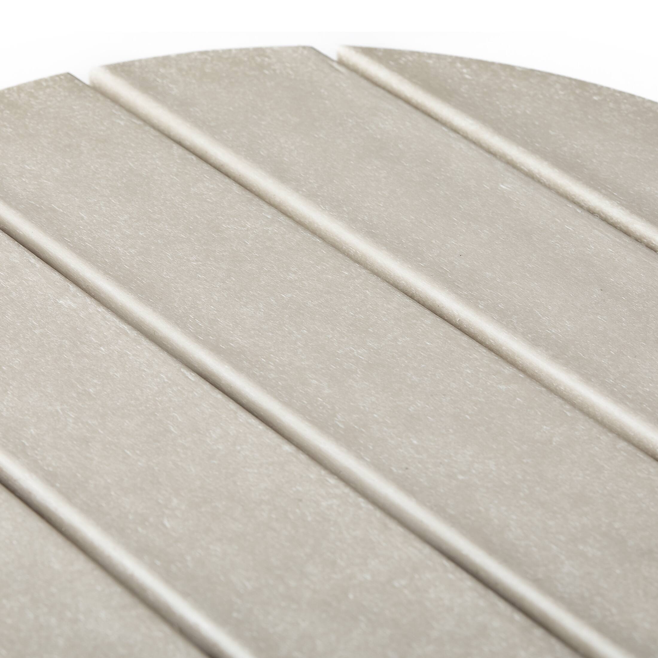 Alt View 4. WestinTrends - WestinTrends Dylan Adirondack Round Outdoor Side Table - Sand.