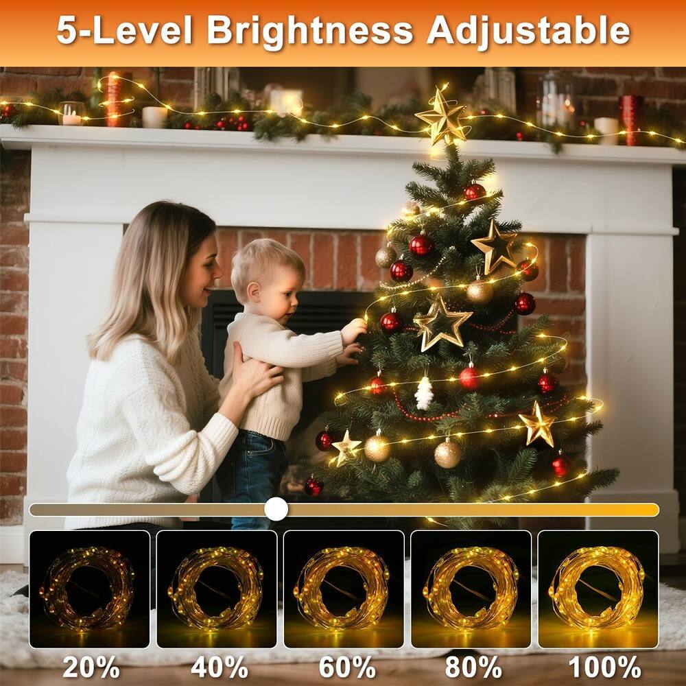 5-Level Brightness Adjustable

20% 40% 60% 80% 100%