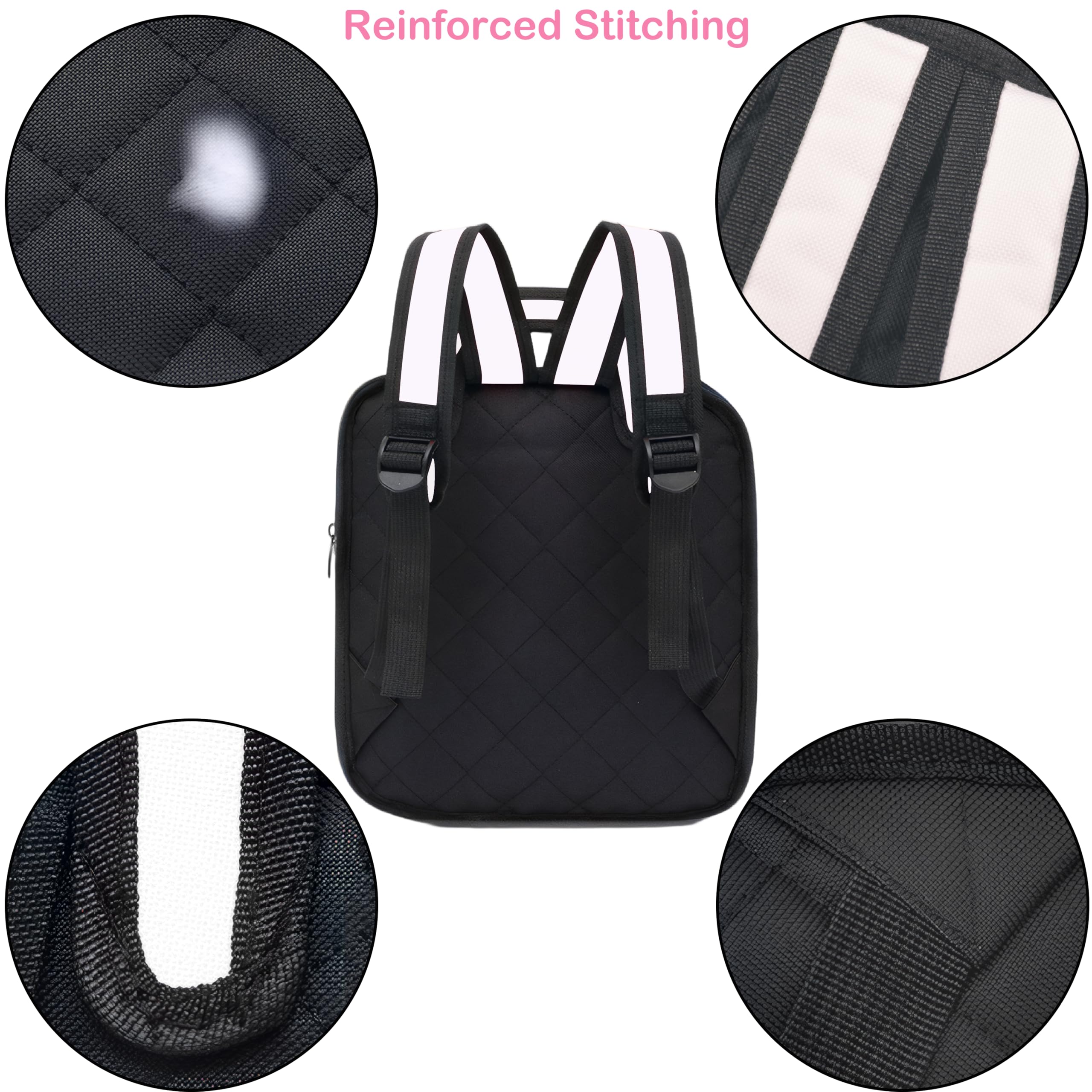 Alt View 5. Pacoar Cade - Backpack For Cute 2d Comic Paper Jump Bookbag Fun Weird School Schoolbag (pink  Small) - Yellow-Mini.