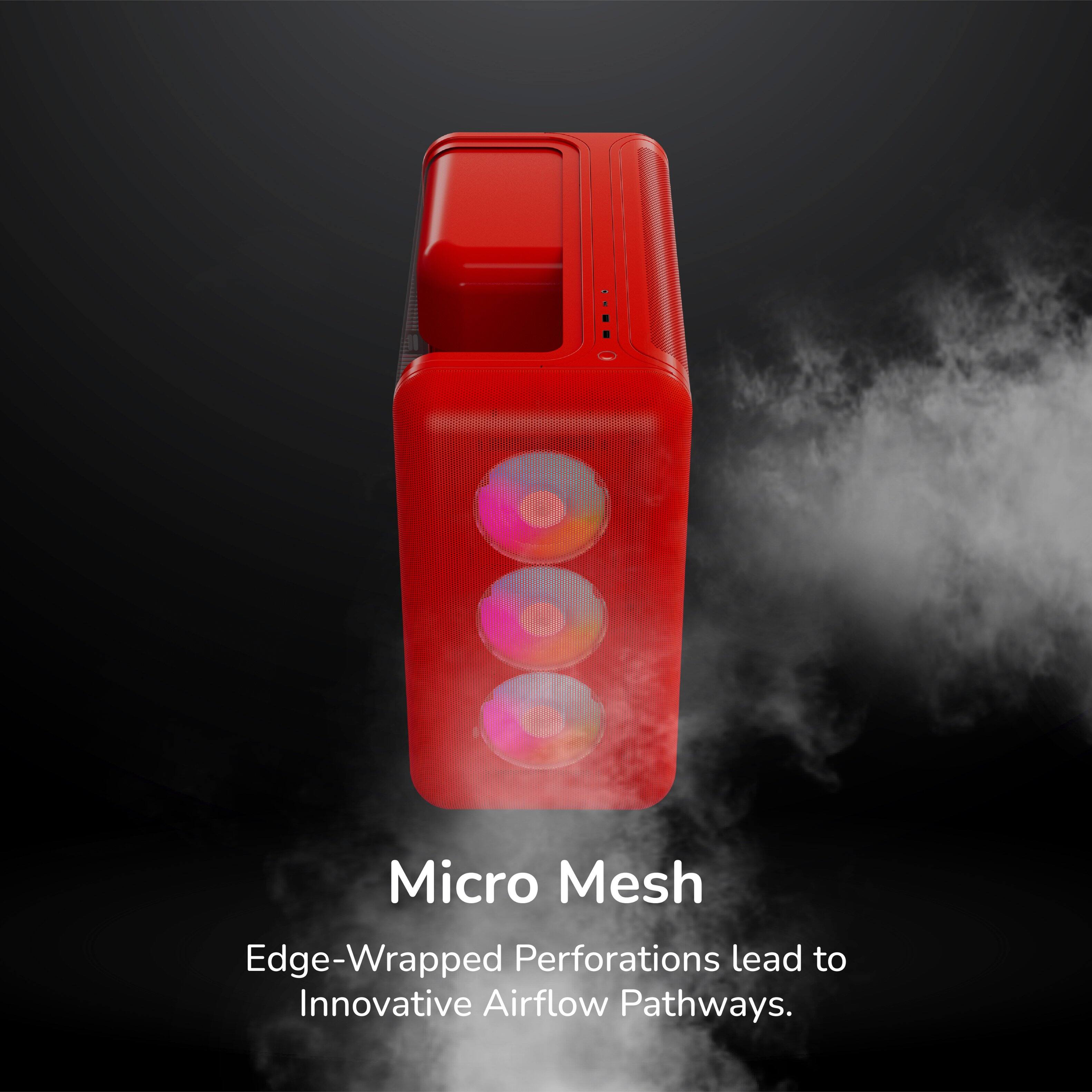Micro Mesh  
Edge-Wrapped Perforations lead to Innovative Airflow Pathways.