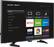 Angle. Sharp - 43" Class - LED - 1080p - Smart - HDTV - Roku TV - Black.