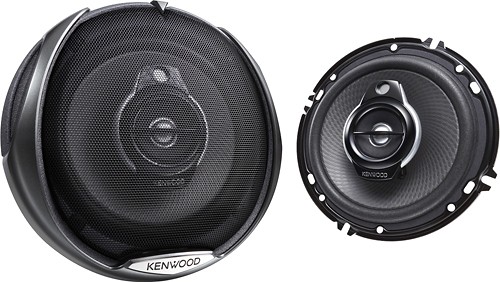  Kenwood - Performance Series 6-1/2&quot; 3-Way Car Speakers with Polypropylene Cones (Pair) - Dark Gray