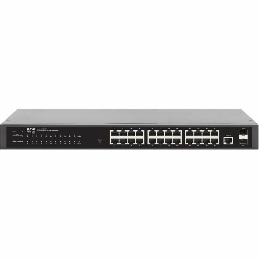 Alt View 2. Tripp Lite - Tripp Lite series NGS24C2-1 Ethernet Switch - 24 Ports - Manageable - Gigabit Ethernet - 1000Base-SX, 1000Base-LX - Unknown.
