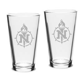 Jardine - Northern Michigan Wildcats 16oz. 2-Piece Classic Pub Glass Set - Multicolor