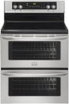 Front Zoom. Frigidaire - 30" Self-Cleaning Freestanding Double Oven Electric Convection Range - Stainless steel.
