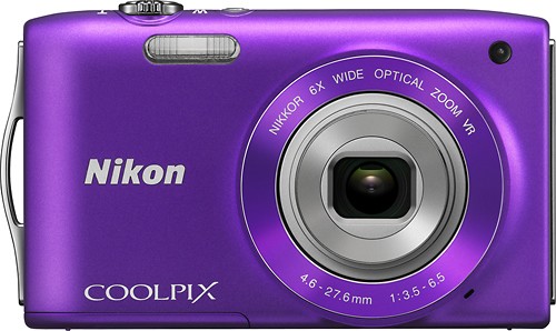 stimuleren adelaar Manier Best Buy: Nikon Coolpix S3300 16.0-Megapixel Digital Camera Purple 26312