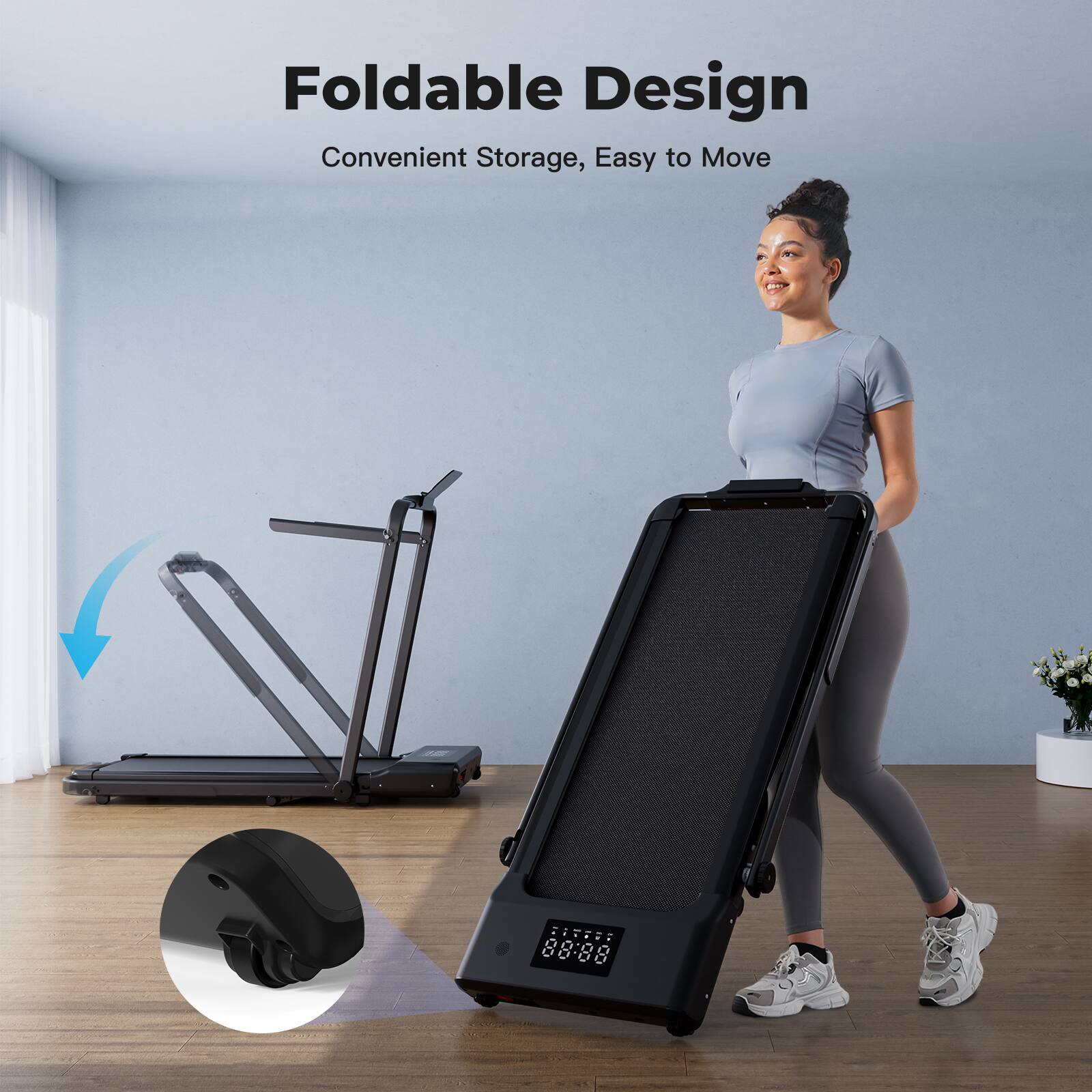 Foldable Design  
Convenient Storage, Easy to Move