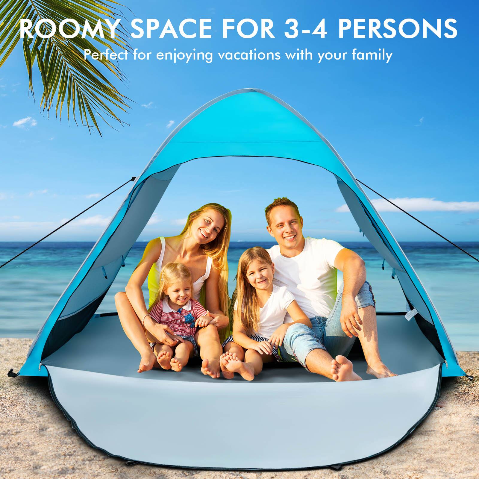 ROOMY SPACE FOR 3-4 PERSONS: Perfect for enjoying vacations with your family.