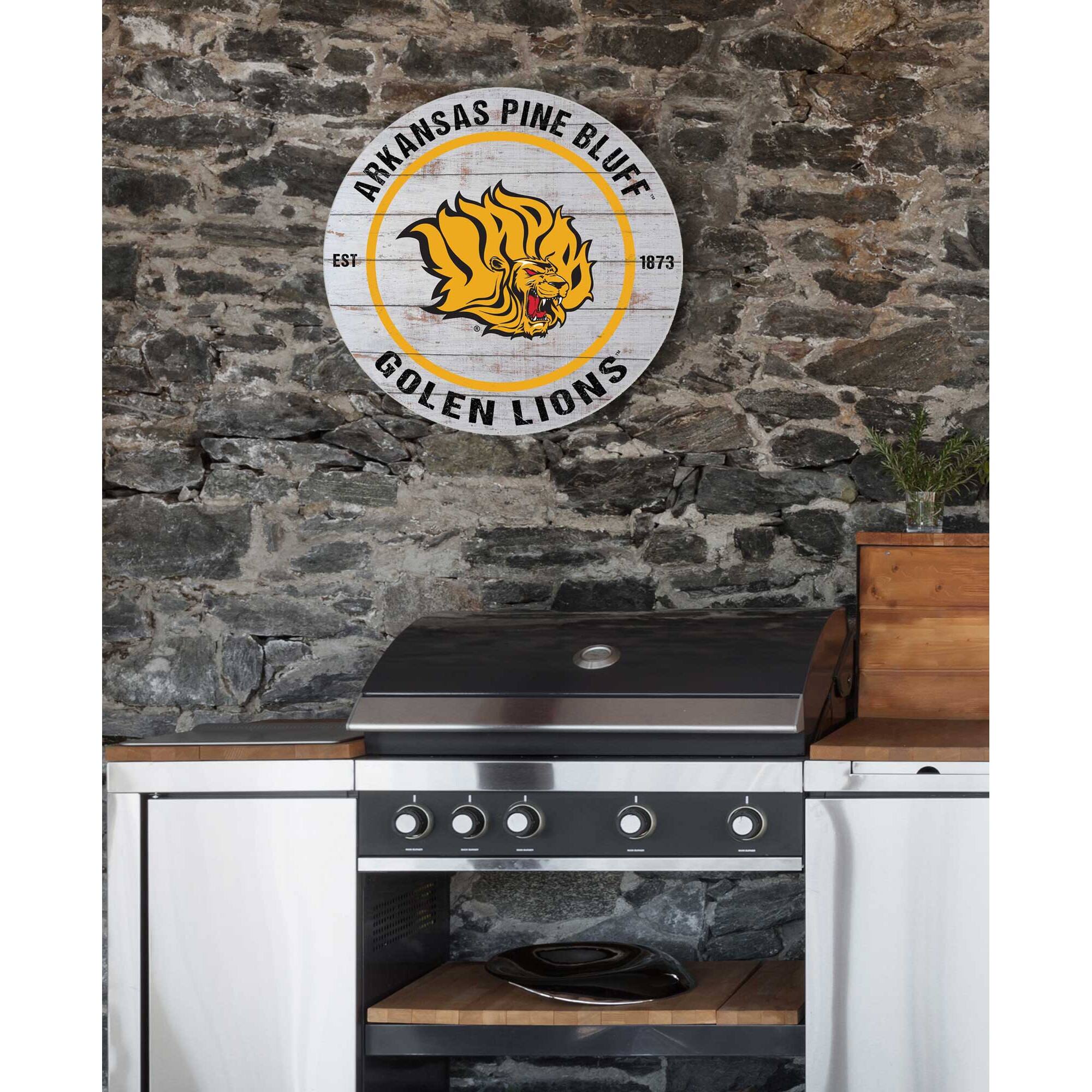 ARKANSAS PINE BLUFF EST 1873 GOLEN LIONS