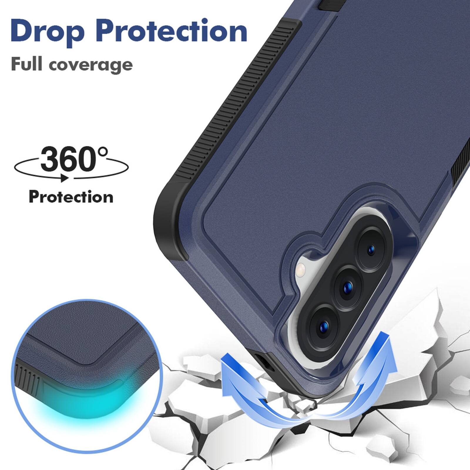 Drop Protection  
Full coverage  
360° Protection