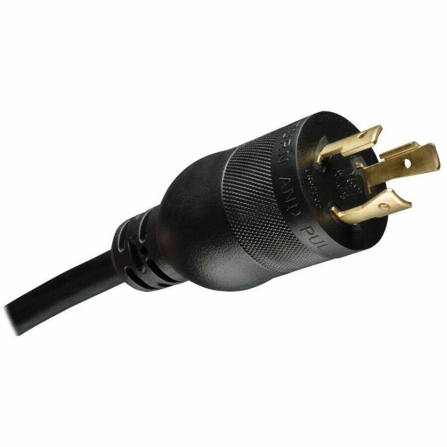 Alt View 2. Tripp Lite - Tripp Lite by Eaton PDU 2.4kW Single-Phase 120V Basic PDU - 13 NEMA 5-15/20R Outlets L5-20P Input 6 ft. (1.83 m) Cord 1U - Black.