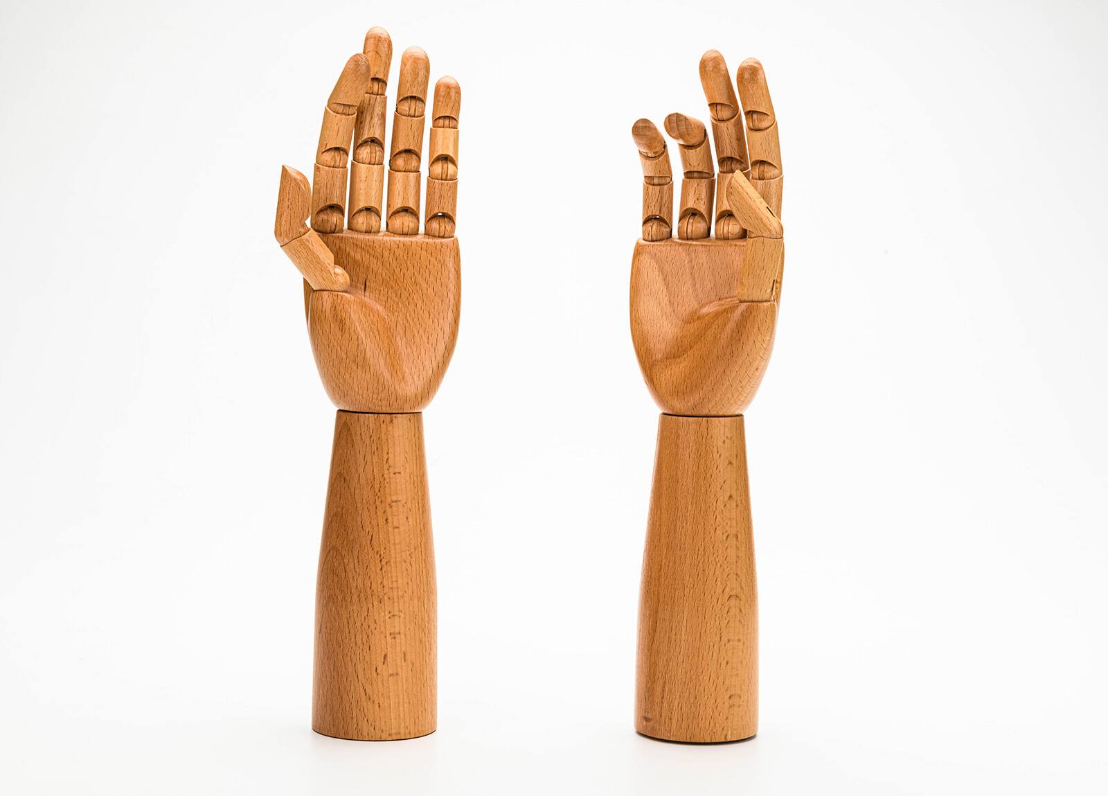 Alt View 1. MOBI - Handy Hand Shaped Salt and Pepper Mill, Left Hand - Brown.