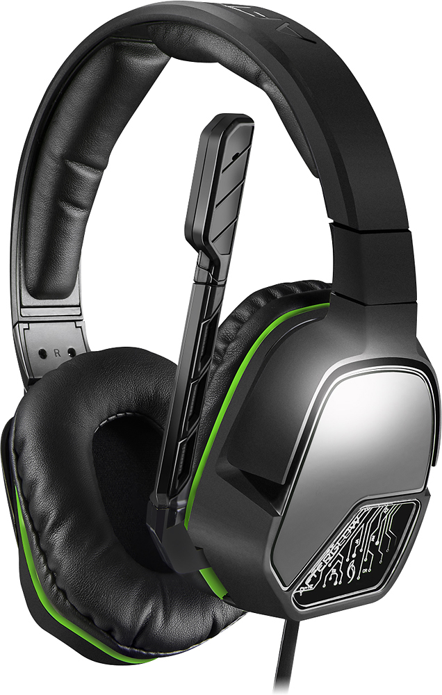 xbox one black wired stereo gaming headset