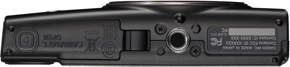 Alt View 12. Canon - PowerShot ELPH 360 20.2-Megapixel Digital Camera - Black.