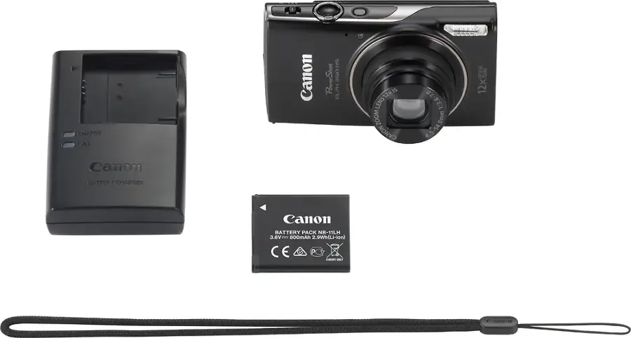Alt View 13. Canon - PowerShot ELPH 360 20.2-Megapixel Digital Camera - Black.