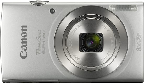 verkoper Larry Belmont Schuldig Canon PowerShot ELPH 180 20.0-Megapixel Digital Camera Silver 1093C001 -  Best Buy