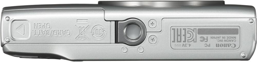 Alt View 12. Canon - PowerShot ELPH 180 20.0-Megapixel Digital Camera - Silver.