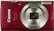 Front. Canon - PowerShot ELPH 180 20.0-Megapixel Digital Camera - Red.