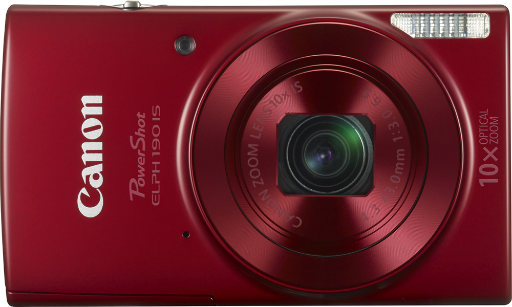 Canon PowerShot ELPH 190 20.0-Megapixel Digital Camera Red 