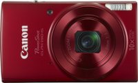 Front. Canon - PowerShot ELPH 190 20.0-Megapixel Digital Camera - Red.