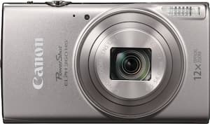 Canon - PowerShot ELPH 360 20.2-Megapixel Digital Camera - Silver - Front_Zoom