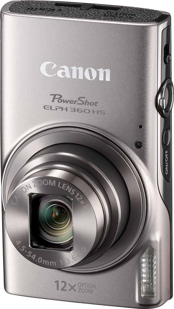 Canon PowerShot ELPH 360 20.2-Megapixel Digital Camera Black