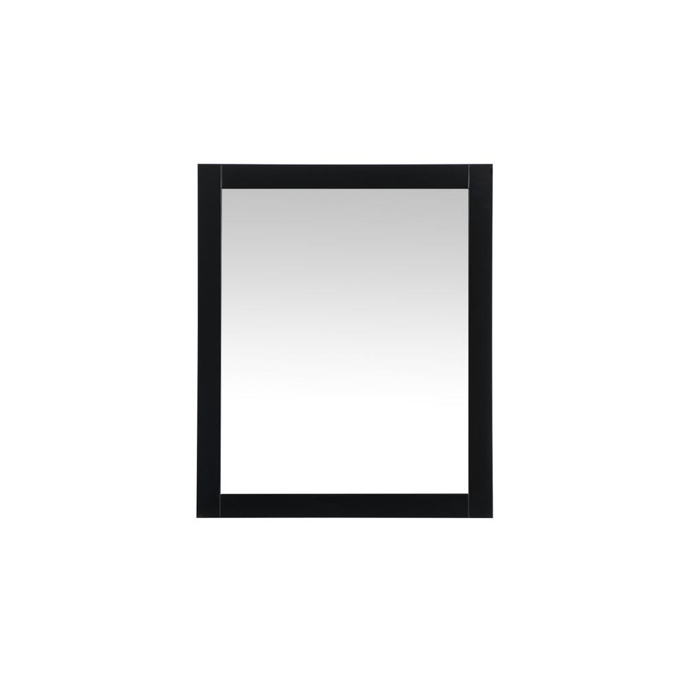 Alt View 5. Elegant Decor - Aqua vanity mirror 30x36 inch in black - Black.