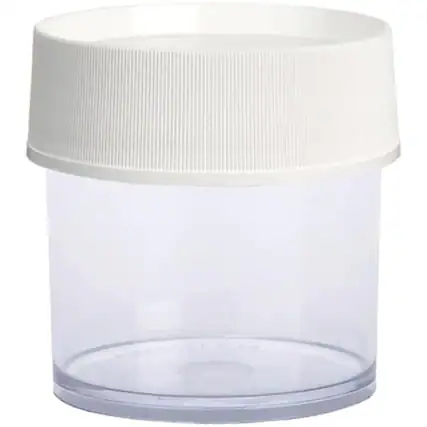 Front. Nalgene - Nalgene Polypropylene Wide Mouth Storage Jar - 4 oz. - Clear - Clear.