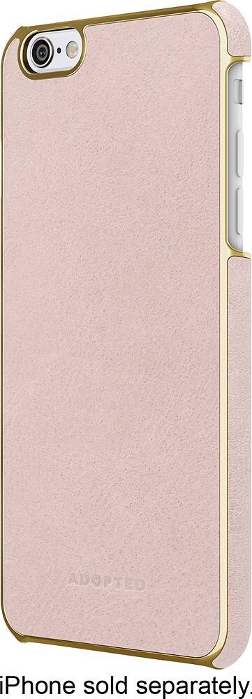 Front. ADOPTED - Back Cover for Apple iPhone 6 Plus and 6s Plus - Gold, Blush.